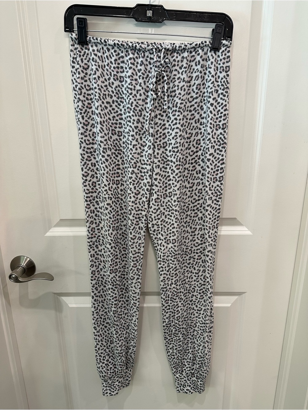 Victoria's Secret Gray Leopard Print Joggers